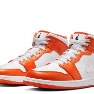 AIR JORDAN 1 MID Men – Electro Orange/Black-white